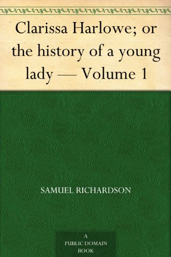 Clarissa Harlowe; or the history of a young lady book cover 1