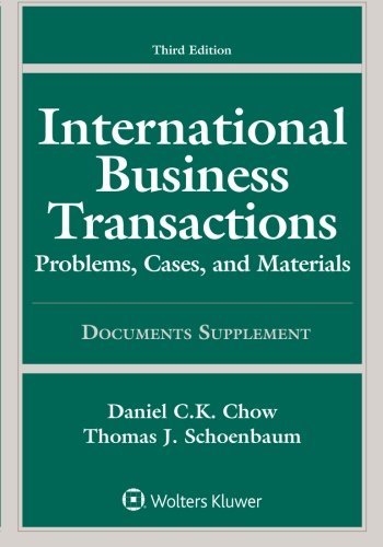 International Business Transactions: Problems, Cases, and Materials ...