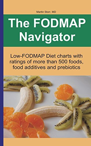 The FODMAP Navigator: Low-FODMAP Diet charts with ratings of more than 500 foods, food additives and prebiotics