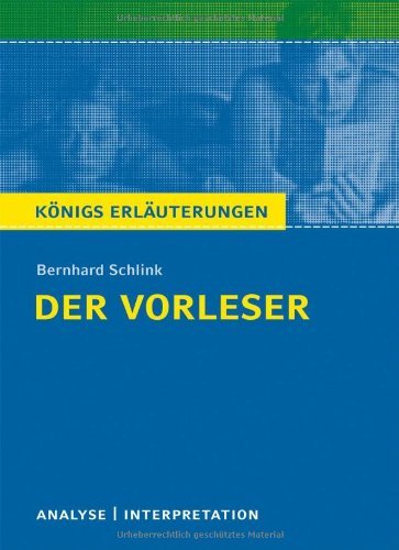 Der Vorleser book cover