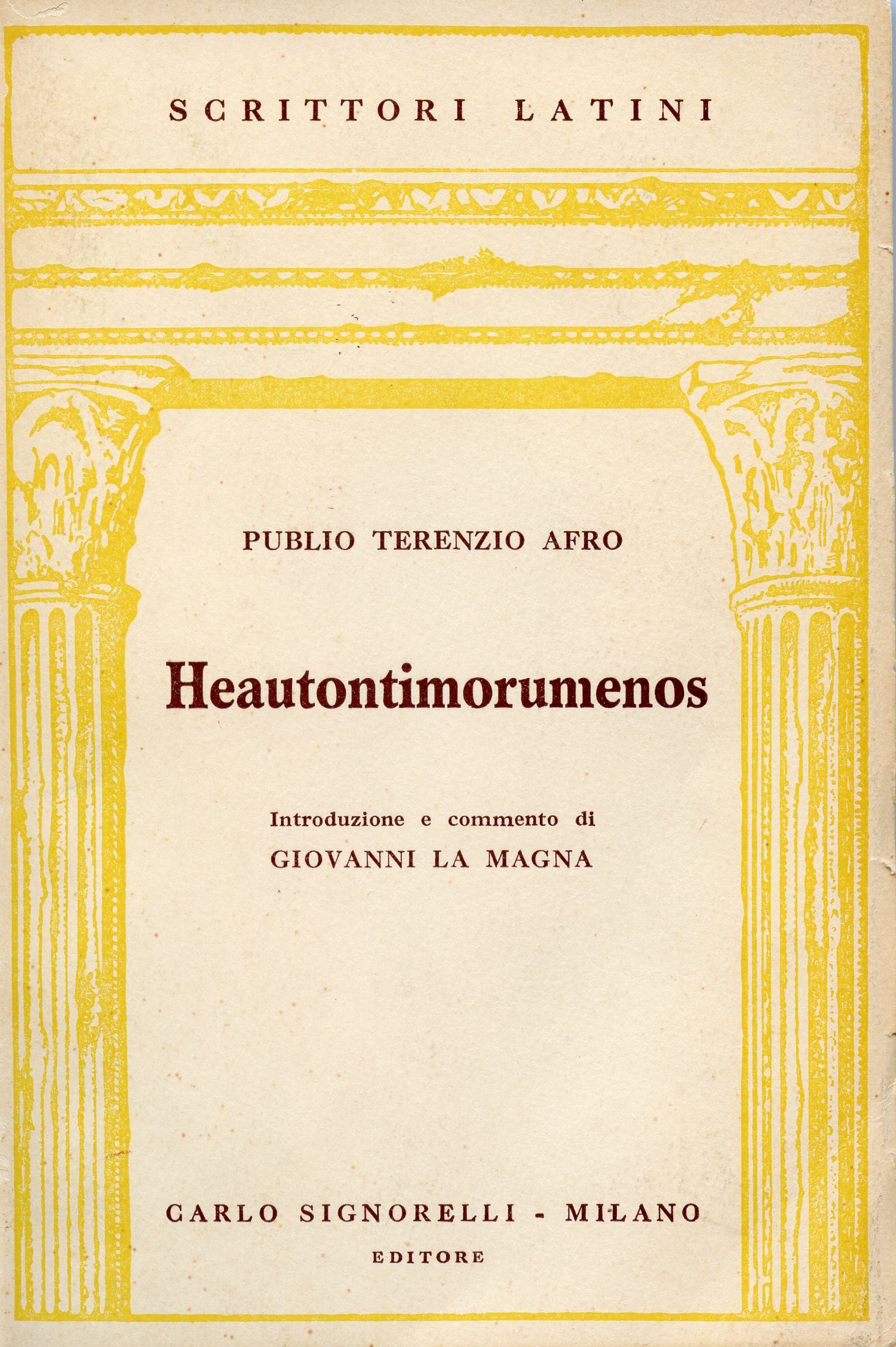 Heautontimorumenos book cover