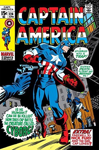 Captain America (1968) book cover 3