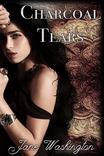 Charcoal Tears book cover featuring a striking, dark and artistic design