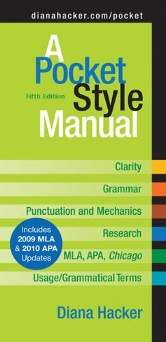 Pocket Style Manual 9th Edition Diana Hacker