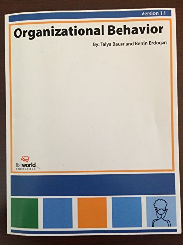 Organizational behavior 1.1 by Talya; Erdogan Bauer | Goodreads