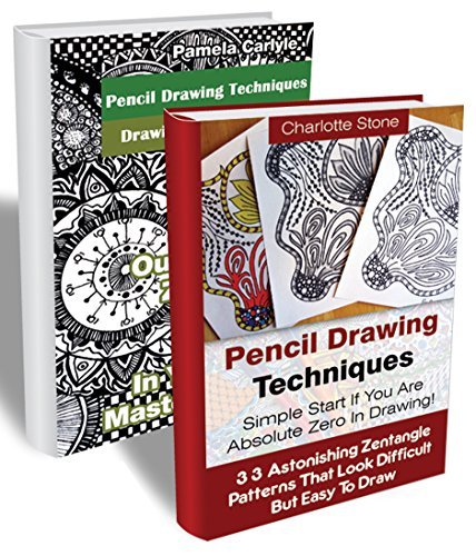 Pencil Drawing Techniques BOX SET 2 IN 1: Drawing For Beginners: by ...