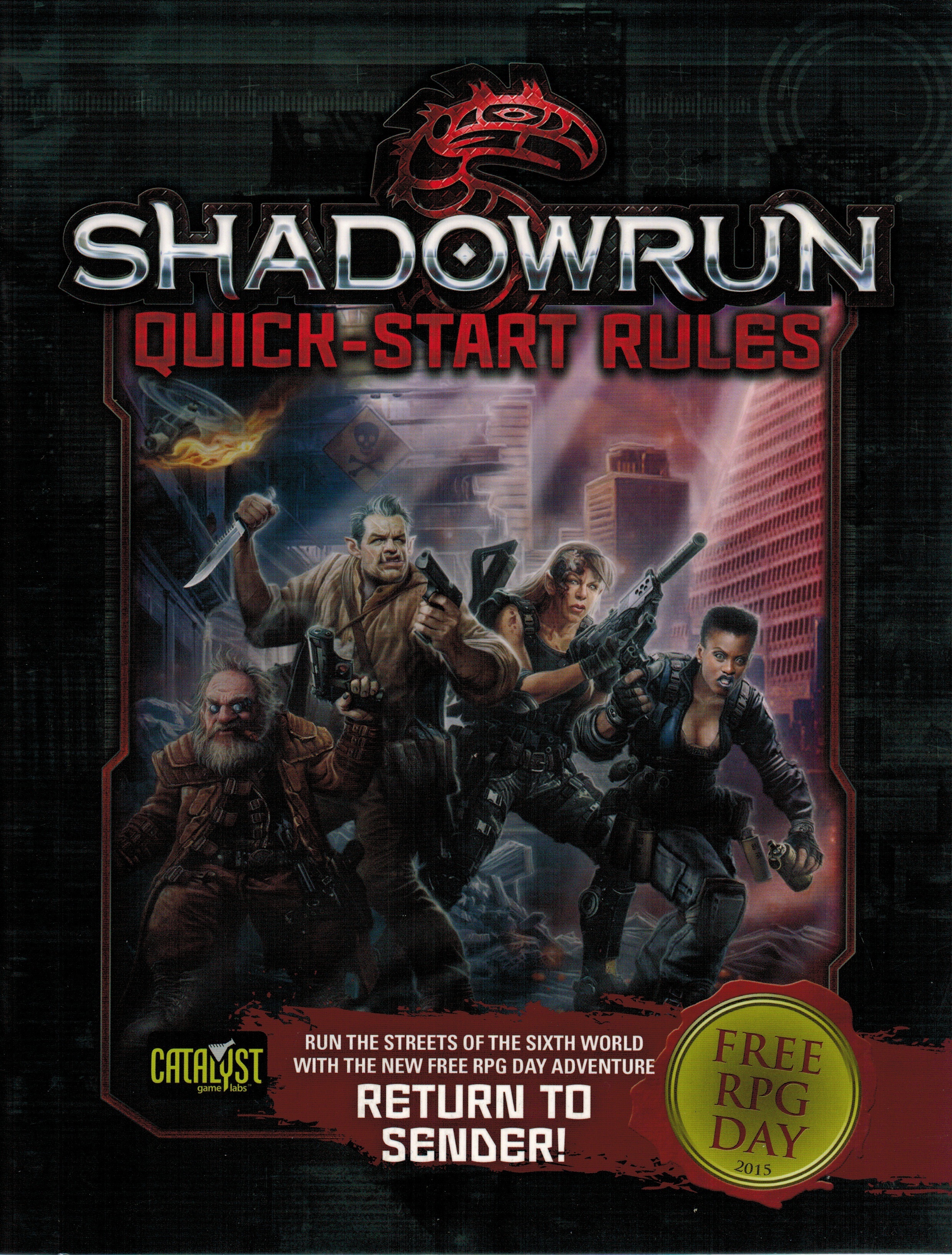 Shadowrun Quick-Start Rules by Catalyst Game Labs | Goodreads