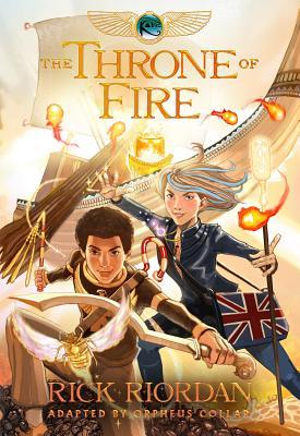 The Throne of Fire: The Graphic Novel (The Kane Chronicles: The Graphic Novels, #2)
