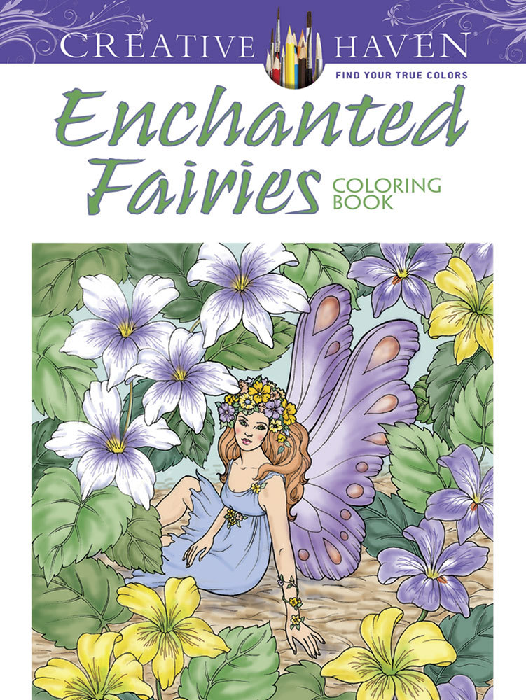 Adult Coloring Enchanted Fairies Coloring Book book cover
