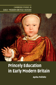Princely Education in Early Modern Britain book cover