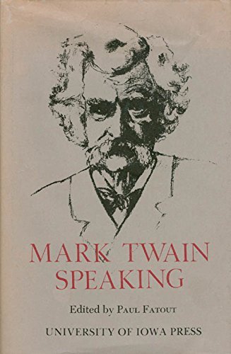 Mark Twain Speaking book cover