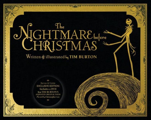 Tim Burton's The Nightmare Before Christmas book cover