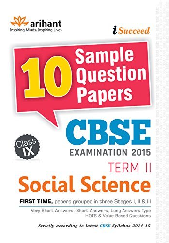CBSE 10 Sample Question Paper Social Science for Class 9th Term2 by by ...