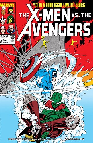 The X-Men vs. the Avengers book cover 3