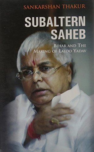 Making of Laloo Yadav book cover
