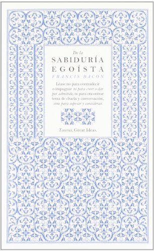 De la sabiduría egoísta book cover