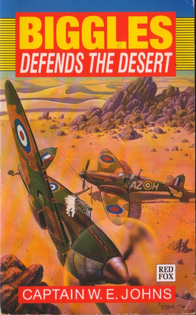 Biggles Defends The Desert book cover