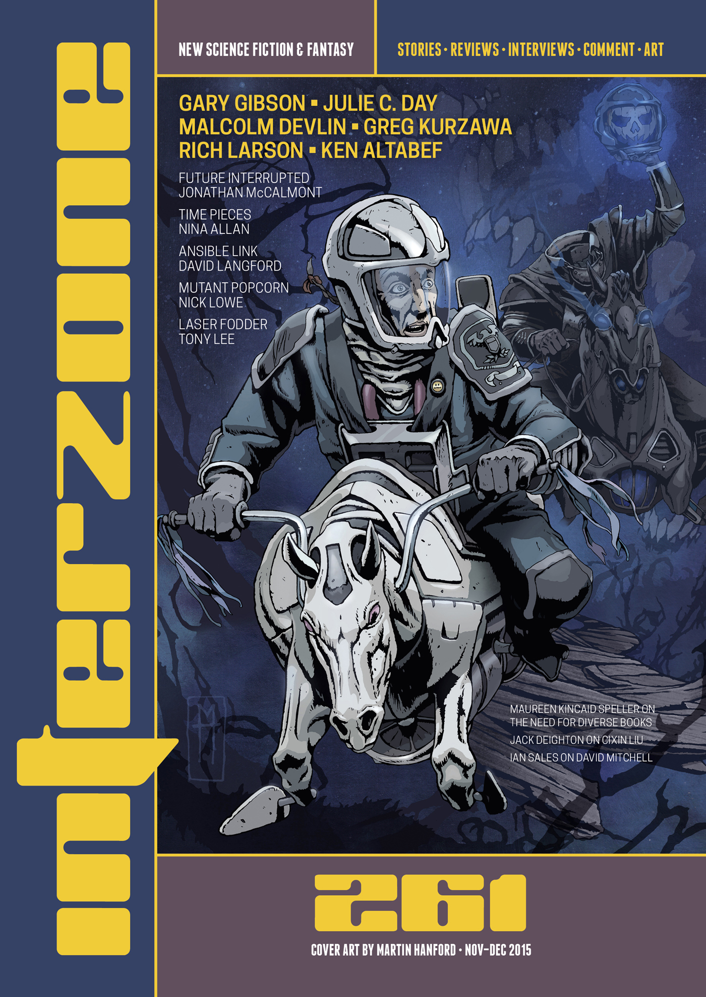 Interzone 261, November-December 2015 book cover