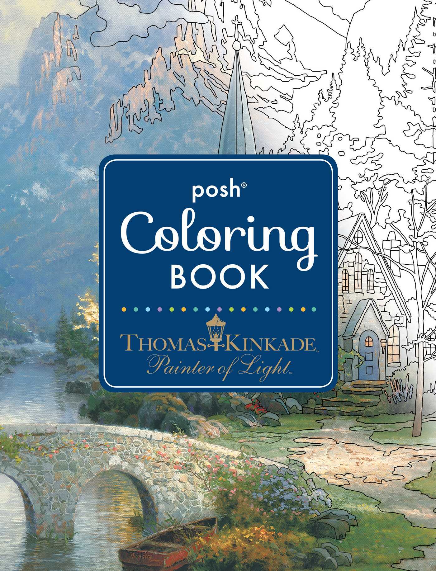 Posh Adult Coloring Book book cover
