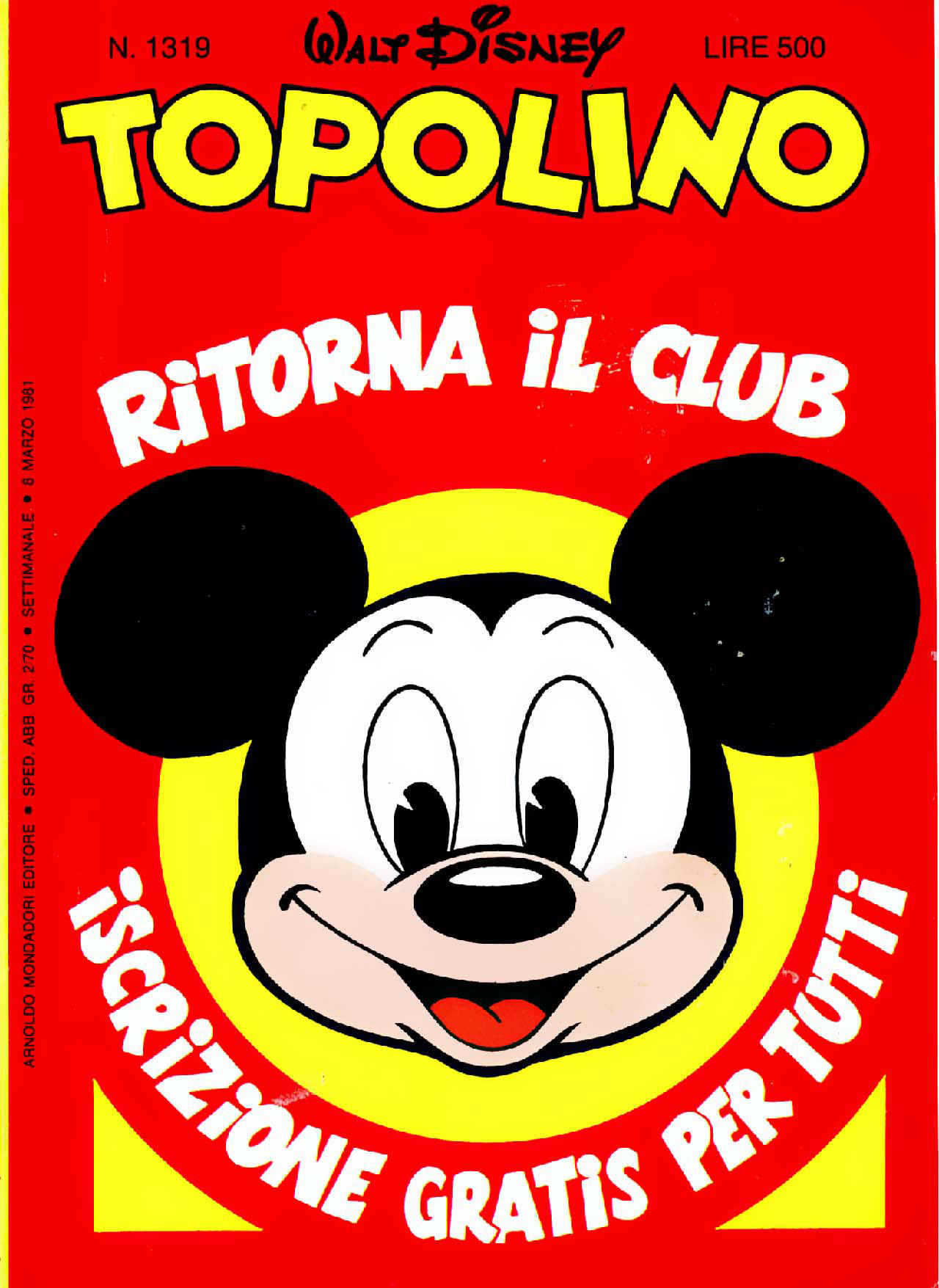Topolino n. 1319 book cover