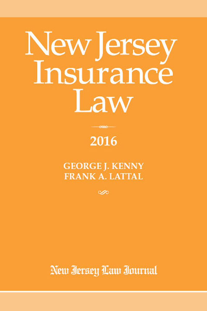 New Jersey Insurance Law 2016 by J. Kenny Goodreads