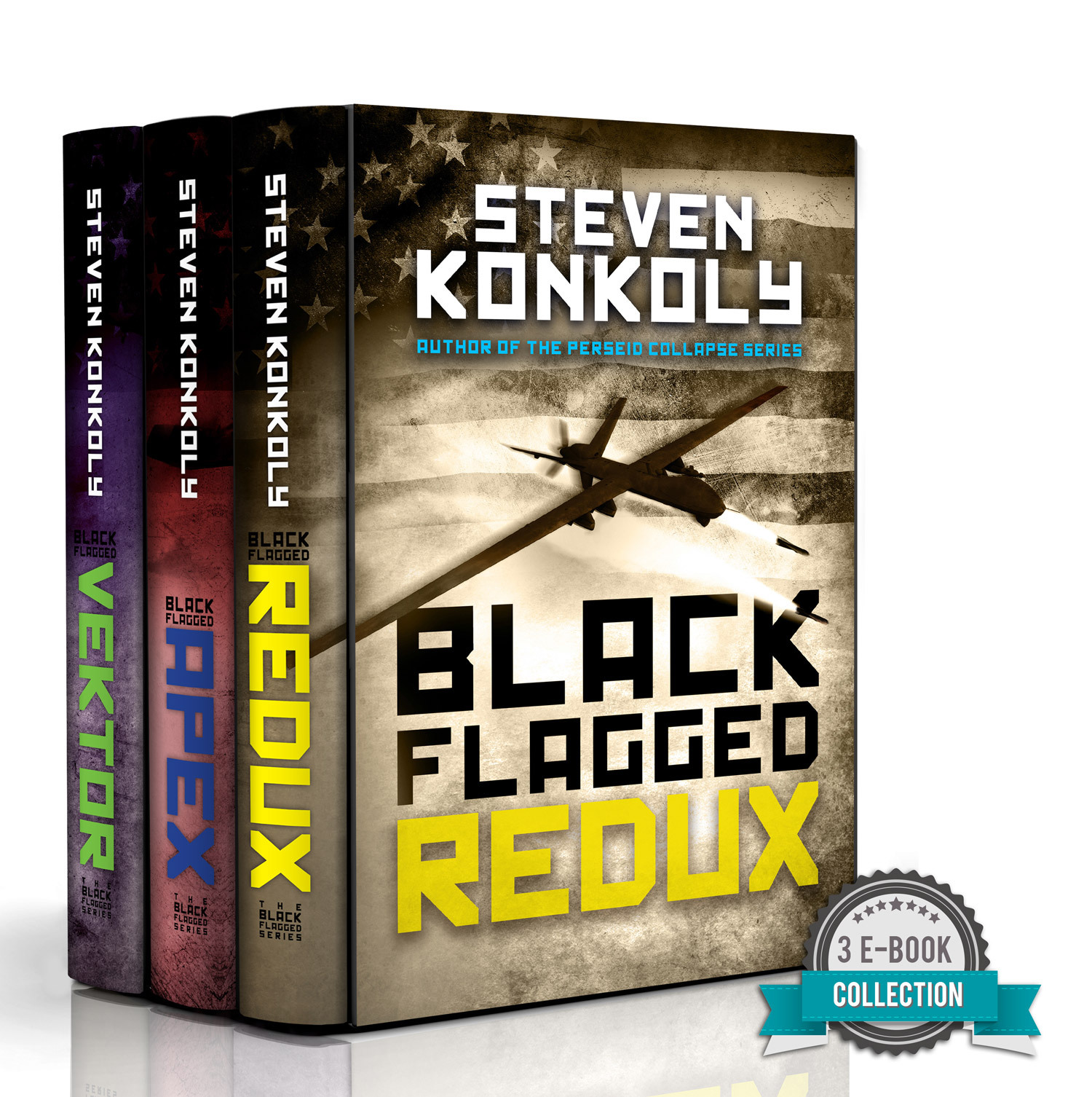 The Black Flagged Thriller Series Boxset Books 24 by Steven Konkoly