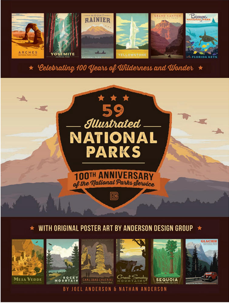 59 Illustrated National Parks: Celebrating 100 Years of Wilderness and Wonder