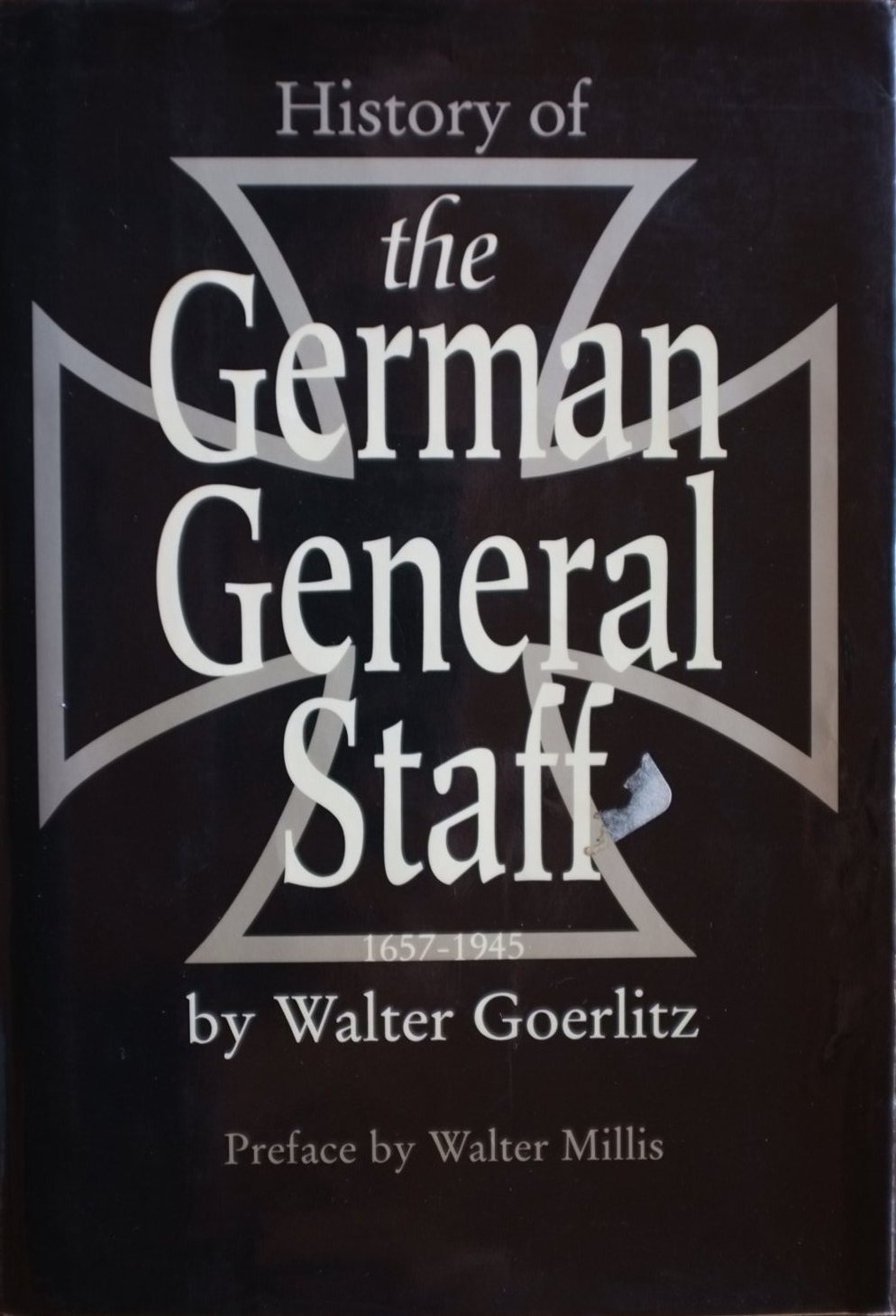 History of the German General Staff 1657-1945 book cover