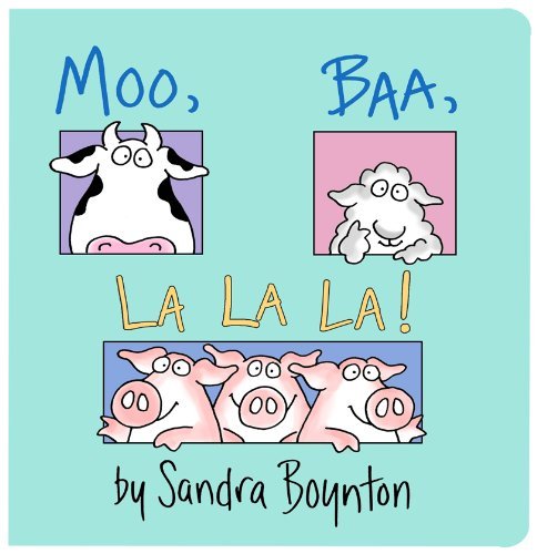 Moo, Baa, La La La! book cover