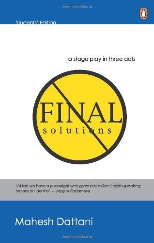 Final Solutions: A Stage Play