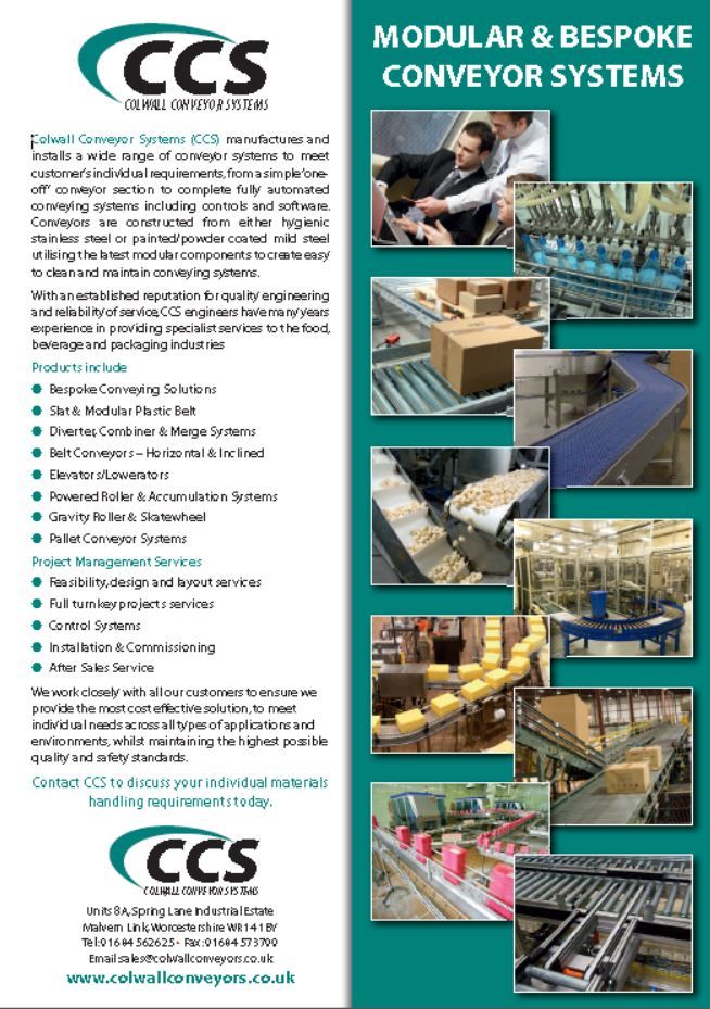 CCS - Colwall Conveyor Systems; Modular &amp; Bespoke Conveyor Systems 