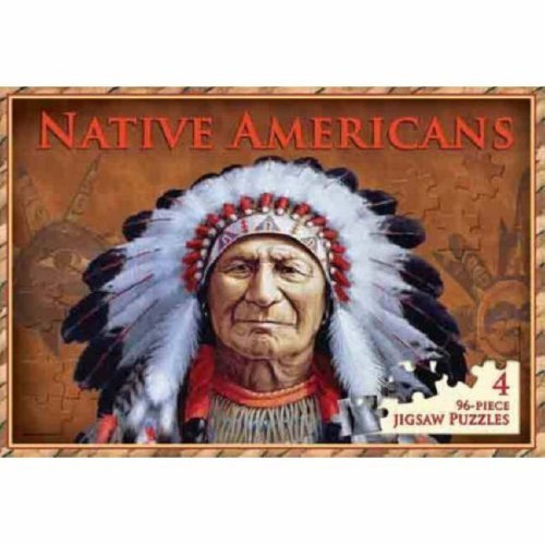 Native Americans Deluxe Jigsaw Book (Deluxe Jigsaw Books) 4 96piece