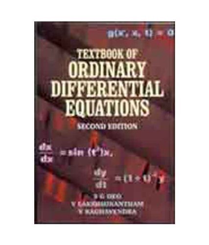 TEXTBOOK OF ORDINARY DIFFERENTIAL EQUATION by S. Deo | Goodreads