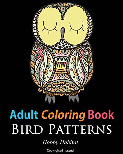 Adult Coloring Books: Bird Sample Patterns: 51 Beautiful, Zentangle ...