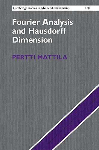 Fourier Analysis and Hausdorff Dimension book cover