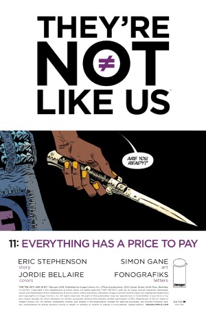 They're Not Like Us #11 book cover