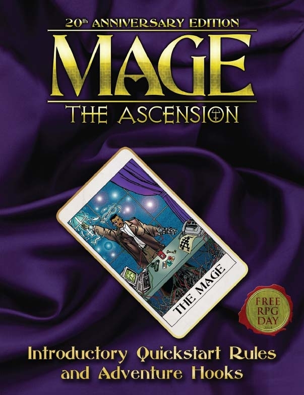 Mage: The Ascension, 20th Anniversary Edition: Free RPG Day 2014 Introductory Quickstart Rules and Adventure Hooks