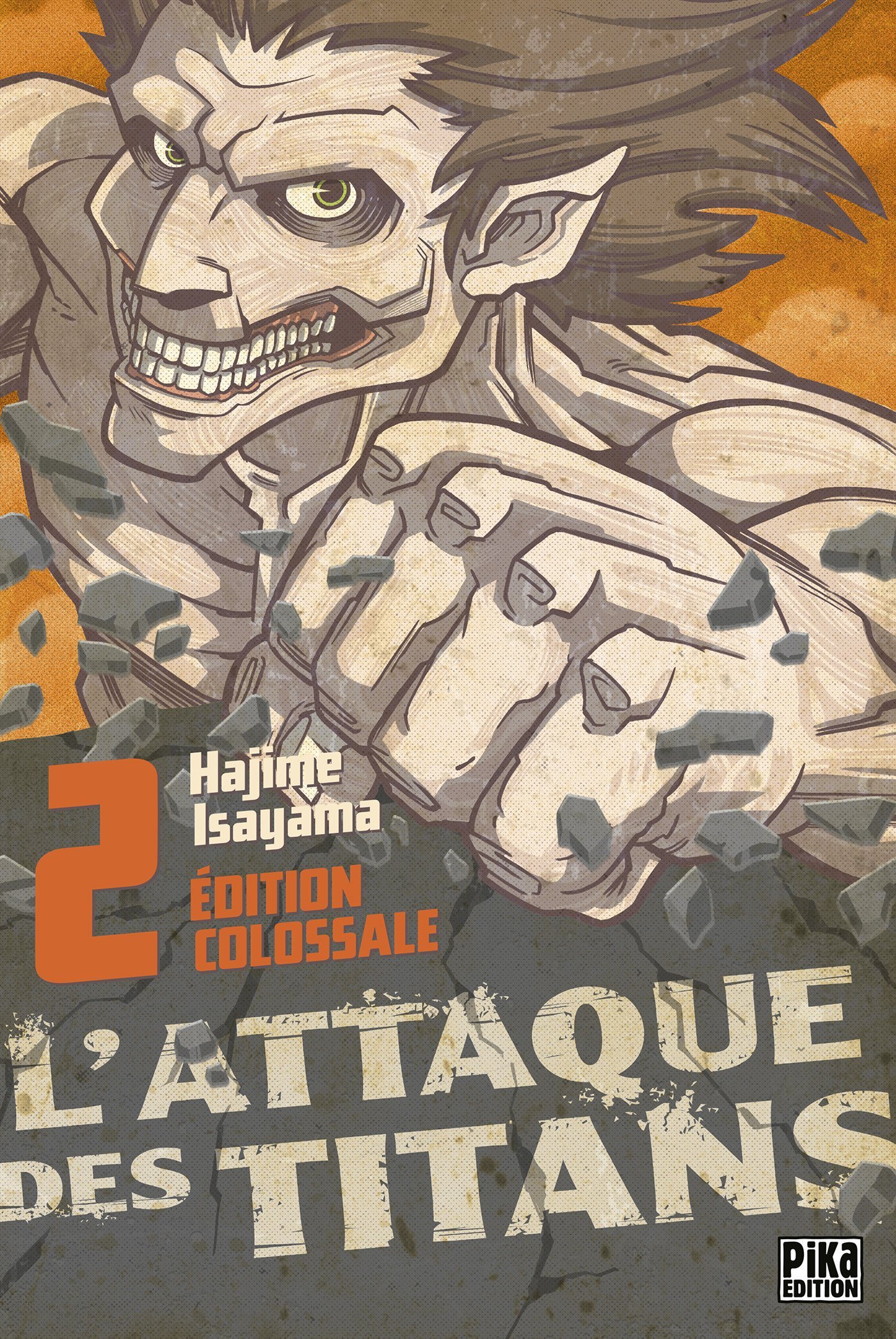 L'Attaque des Titans Edition Colossale T02 book cover