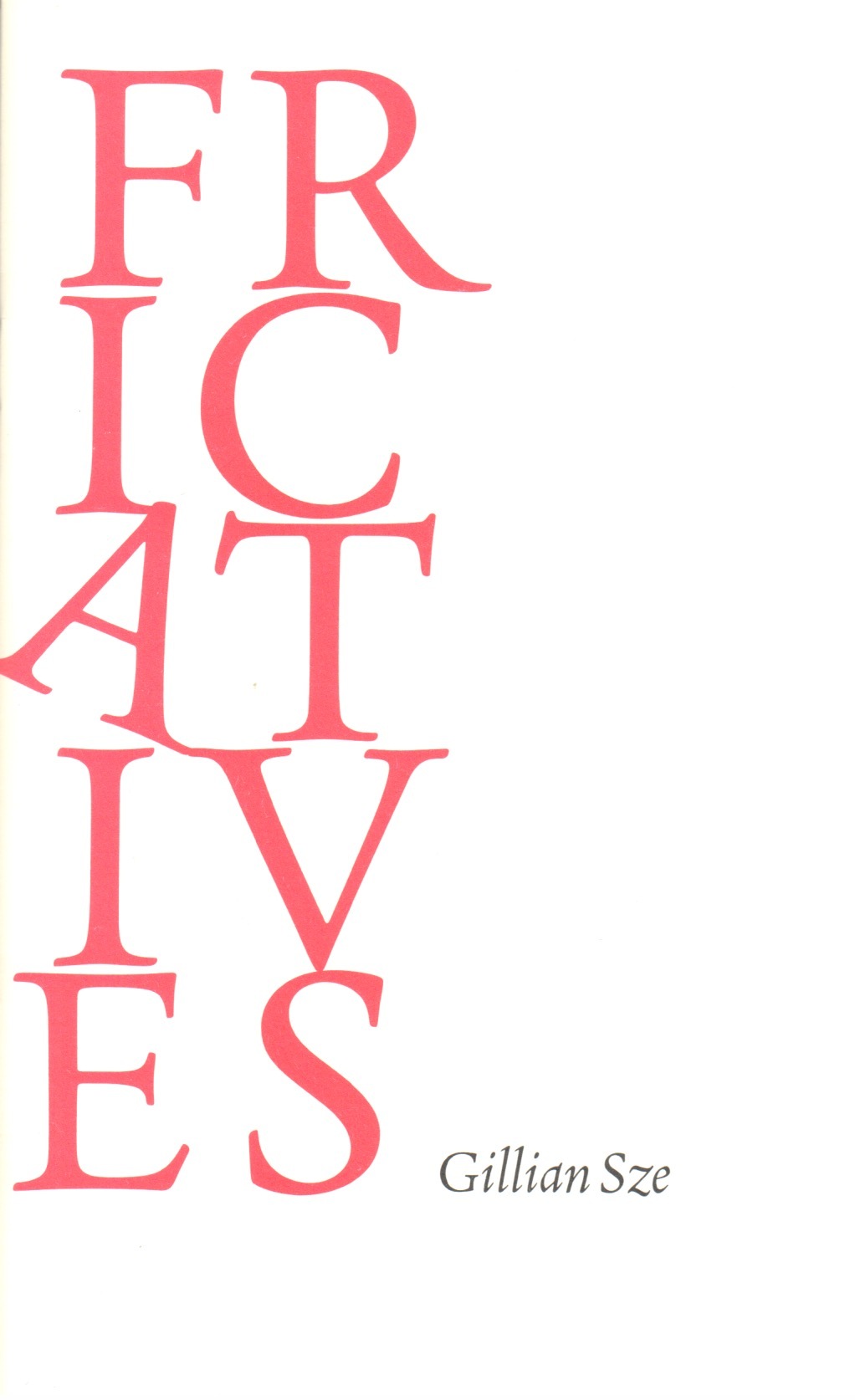Fricatives book cover