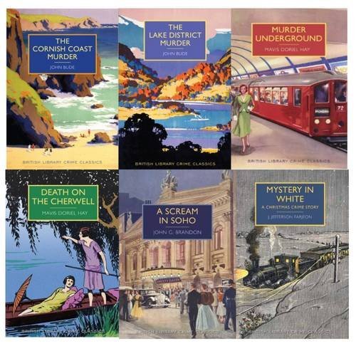 British Library Crime Classics Collection 6 Book Set by John Bude ...