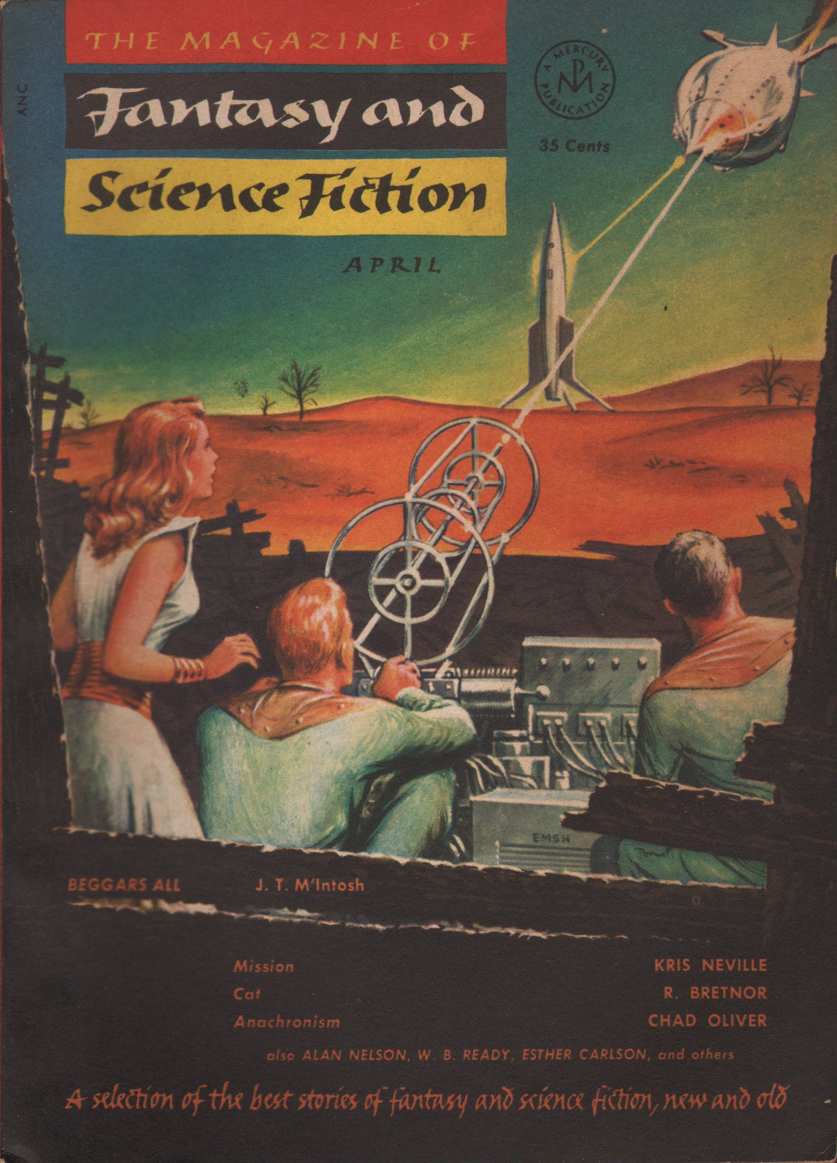The Magazine of Fantasy and Science Fiction, April 1953 by Anthony ...