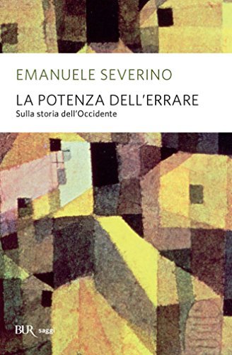 La potenza dell'errare book cover