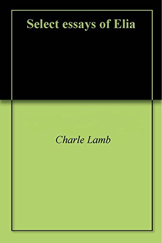 Select Essays of Elia book cover