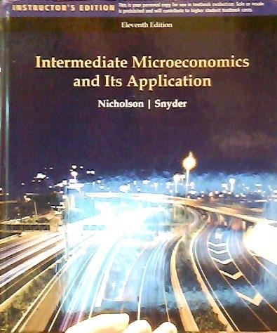 Intermediate Microeconomics and Its Applications by Walter Nicholson | Goodreads