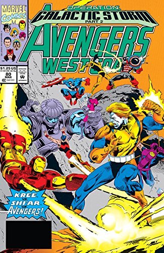 Avengers West Coast #80 book cover
