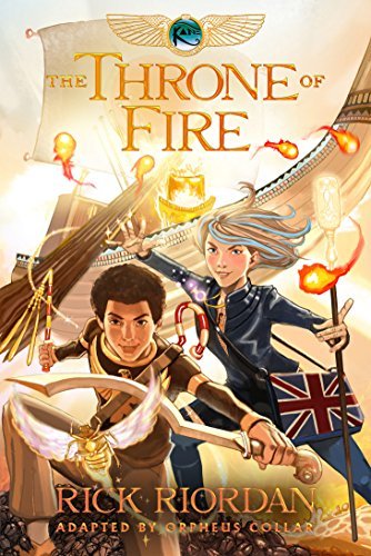 The Throne of Fire: The Graphic Novel (The Kane Chronicles, The Graphic Novels #2)