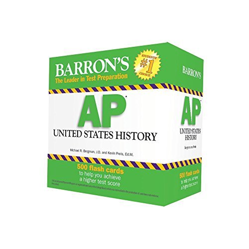 AP US History Flash Cards (Barron's AP) by Michael R. Bergman J.D