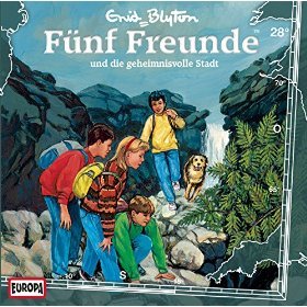 Fünf Freunde und die geheimnisvolle Stadt book cover