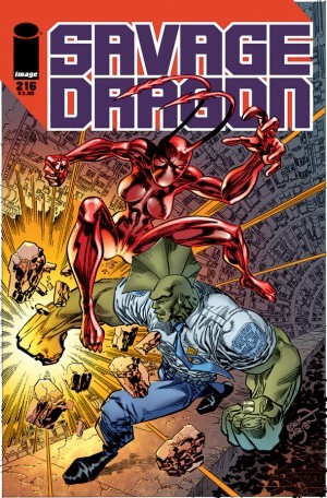 Savage Dragon #216 book cover