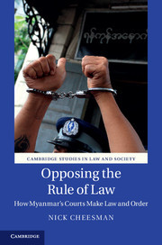 Opposing the Rule of Law book cover